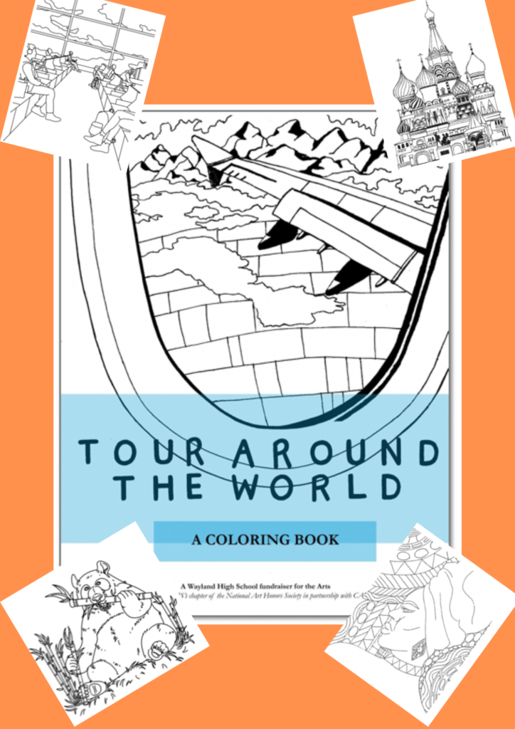 Coloring Book Fundraiser Tour Around the World Creative Arts Parent