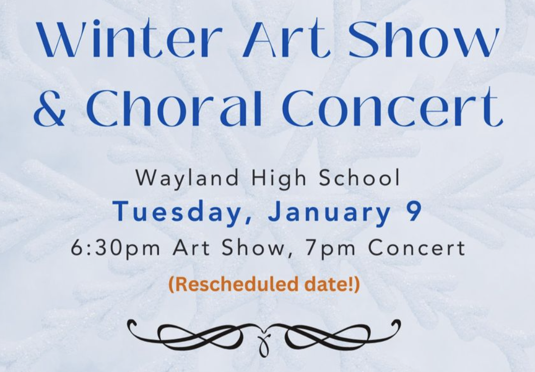 Art Show and Chorus Winter Concert – Tuesday, January 9th 2024